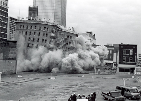 Westbrook Hotel Implosion 1978