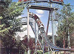 Six Flags Coaster in 1977