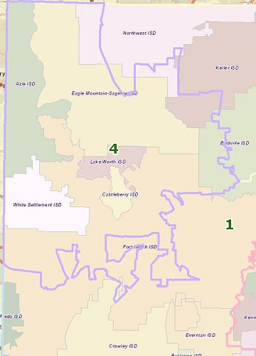 School Districts in Precinct 4