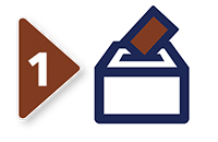 ballot board room one icon