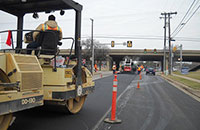 crews working on road