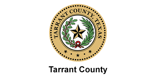 How is the property tax rate determined in Tarrant County?

