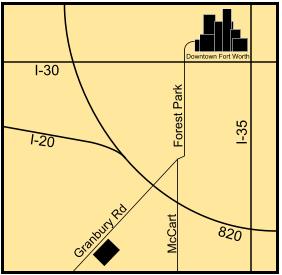 Map of Southwest Subcourthouse