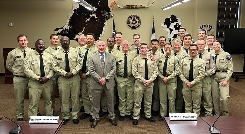 CLASS 220 GROUP CLASS PHOTO WITH JUDGE GREGORY