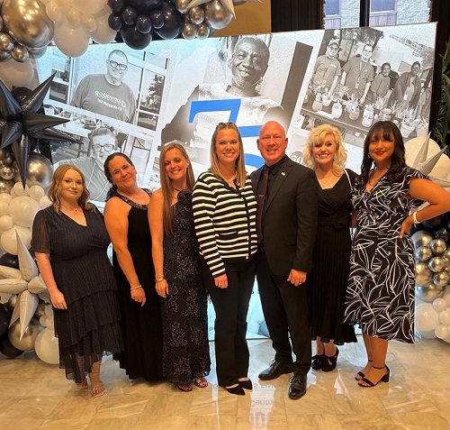Judge with JP4 staff at Goodwill Gala