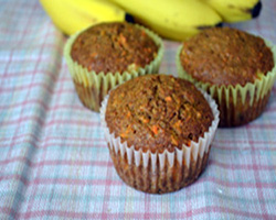 Whole Wheat Carrot Muffins