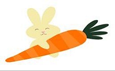 Carrot and rabbit