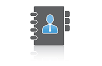 Address book icon