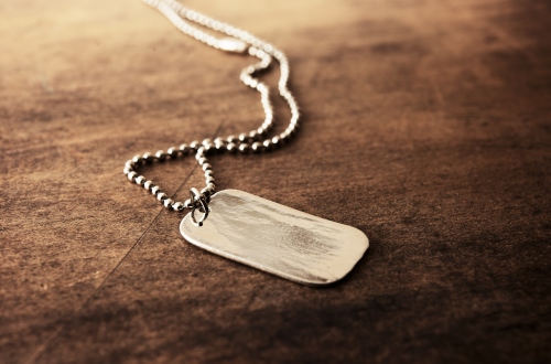 Military dog tag