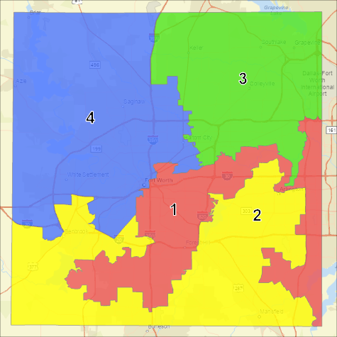 Image of Tarrant County Precinct Maps