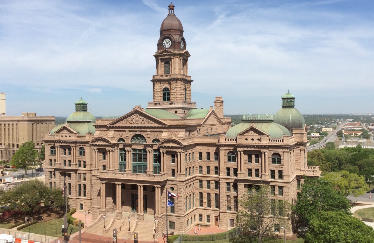 Photo of 1895 Tarrant County Courthouse