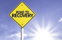 Road to Recovery road sign