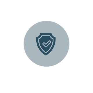Icon with checkmark 