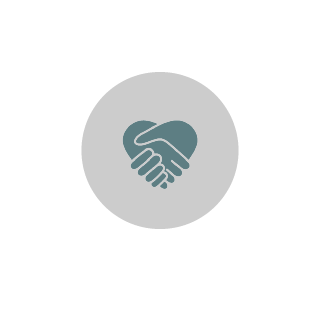 Icon with hand shake