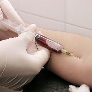 getting a blood sample