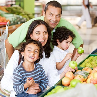 family grocery shopping