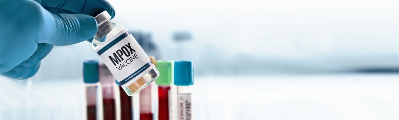 vial of Mpox vaccine