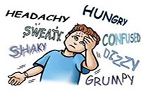 Boy feeling sick