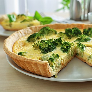 Broccoli Cheese Quiche