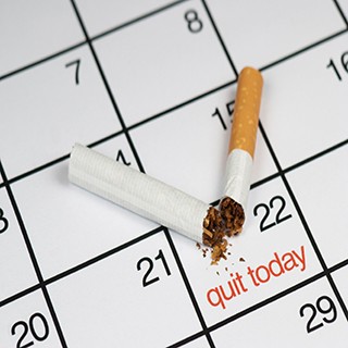 Select a quit-smoking date