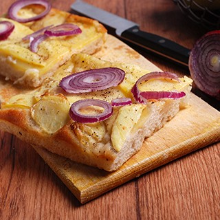 Potato Onion Flat Bread