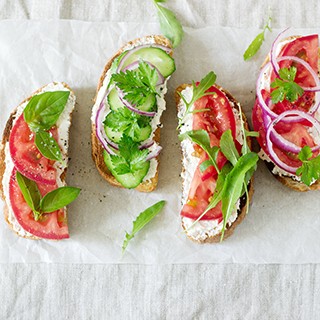 Roasted Vegetable Toast