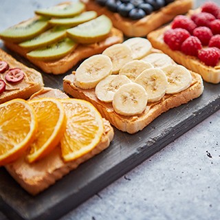 Fruity Nut Butter Toast