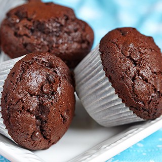 Chocolate Broccoli Muffins