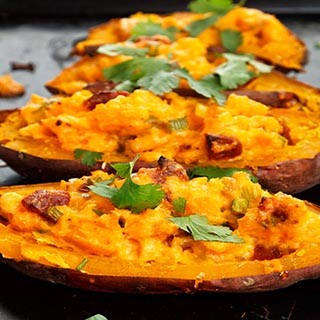 Southwestern Loaded Sweet Potatoes