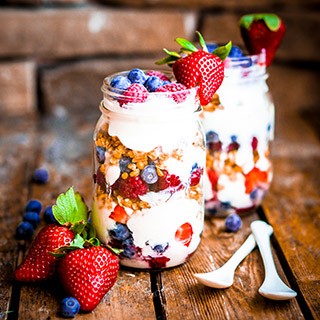 Fruit and Yogurt Parfait