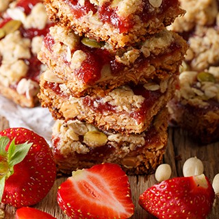 Strawberry Breakfast Bars