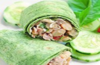 Tuna and White Bean Wrap