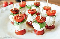 Mini Caprese Skewers