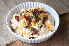 Light baked potato salad