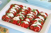 Tomato mozzarella salad