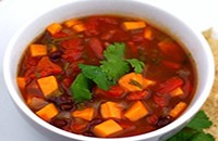 Black Bean and Sweet Potato Soup