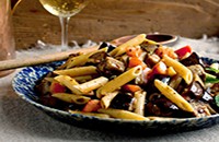 Eggplant Pene Pasta