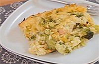 Cheesy Broccoli and Rice Casserole