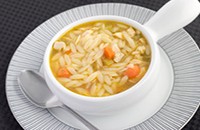 Leftover Turkey & Orzo Soup