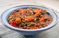 Slow Cookser Lentil and Sweet Potato Soup