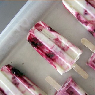 Yogurt Mixed Berry Breakfast Popsicles