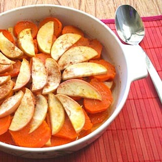 Baked Apples and Sweet Potatoes