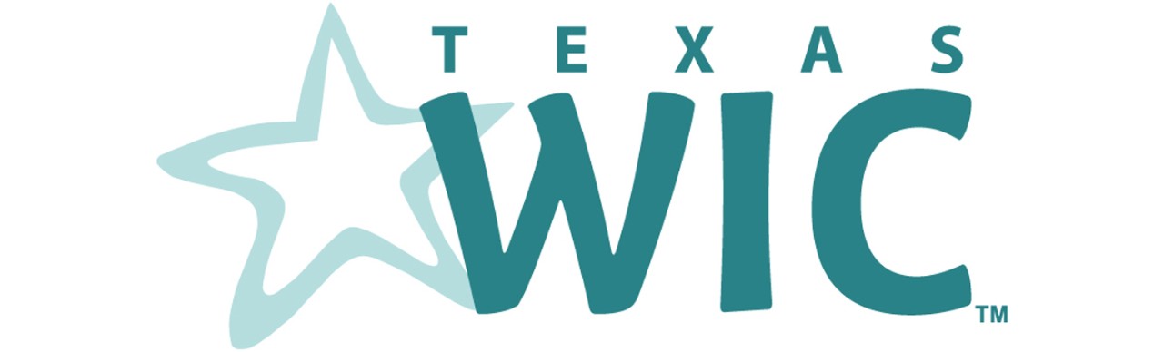 new WIC logo, white on teal background