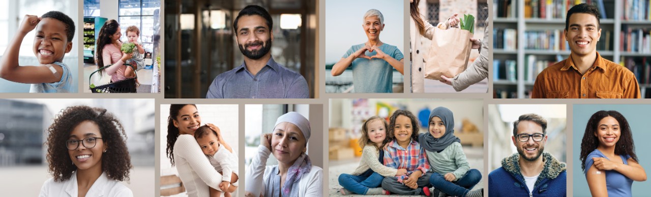 graphic image - diverse group of people