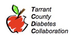 Tarrant County Diabetes Collaboration logo (artsy apple with bite missing))